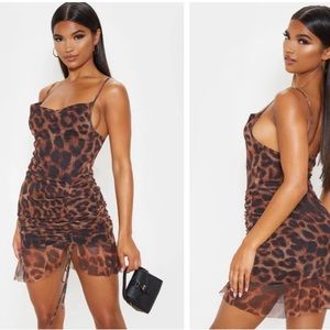 Leopard mini dress